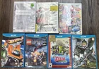 4 Wii U And 3 Wii games lot!  - Zelda Windwaker HD Monster hunter. TESTED CLEAN!