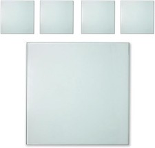 STORE FIXTURES DIRECT Square Tempered Glass Panels for Glass Cube or Shelving