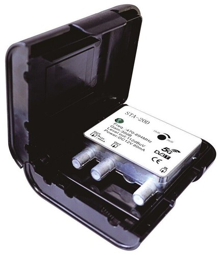 Amplificatore da palo 1 ingresso UHF - 2 uscite STA-20D - Bild 5 von 5