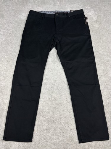 Michael Kors Hose Herren 36 x 30 Parker schmale Passform schwarz Stretch UVP $ 89,50 - Bild 1 von 15