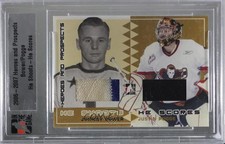 2006-07 ITG Heroes and Prospects /20 Johnny Bower Justin Pogge #HSHS-14 HOF