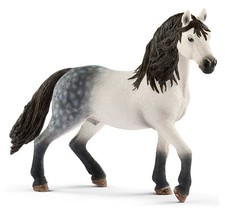 White & Black Andalusian Mare Toy Animal Figure, Ages 3 & Up - 13821