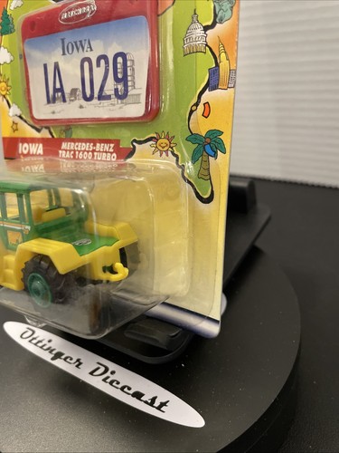 Matchbox 1:64 Scale ACROSS AMERICA BIRTHDAY IOWA MERCEDES-BENZ TRAC 1600 TURBO - Picture 2 of 9