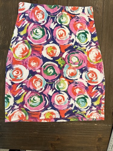 Vintage Express Trikot Stretch Minirock klein Anfang 90er figurbetont Bleistift Pull On - Bild 8 von 8