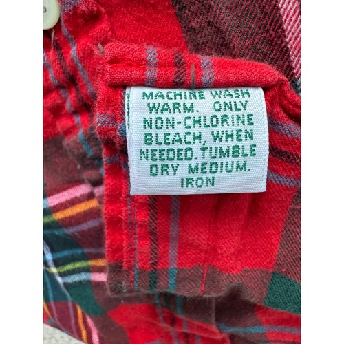 Polo by Ralph Lauren Boys Red Plaid Button Up Shirt 6 Crest Christmas Holiday - Picture 3 of 6