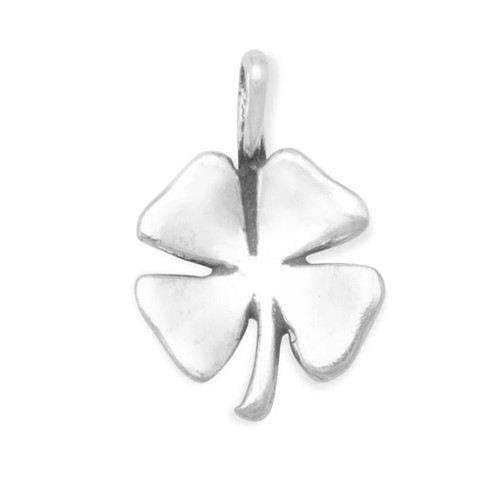 925 Sterling Silver Four Leaf Clover Charm Pendant (Gift Box Not Included)