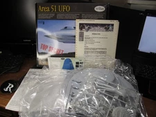 Testors Area 51 UFO Model Kit (1:48 Scale, 1996) – Sealed Bags, Complete