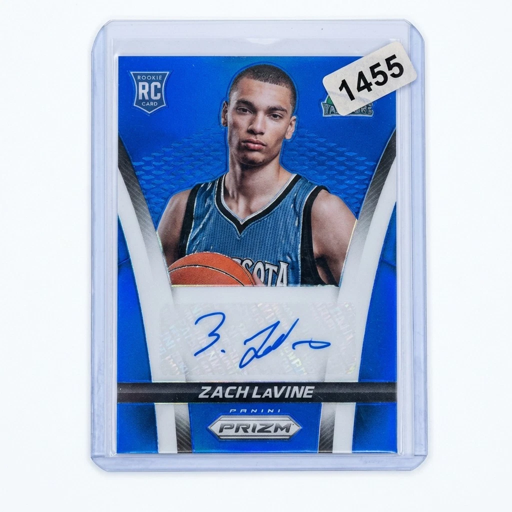 NBA カード Zach Lavine RC 直書きサイン Zach LaVine Sports Trading Card Singles Autographed Basketball for