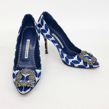 Manolo Blahnik Satin Shoes 117375