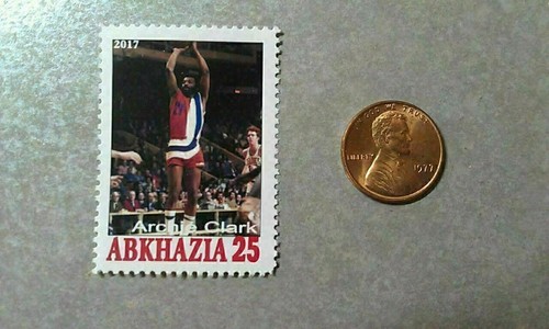 2017 NBA Basketball SUPERSTARS RARE Stamps ABKHAZIA 25 EUROPEAN YOU PICK - Picture 11 of 144