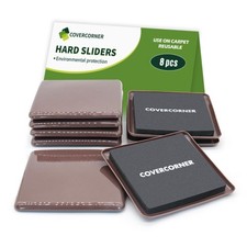 Furniture Sliders for Carpet 8 PCS - 5 inch Furniture Moving Slider Chair Leg...