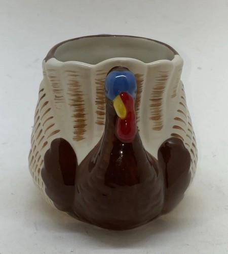 SPRITZ 3D Thanksgiving Turkey Ceramic Coffee Mug - Picture 4 of 6