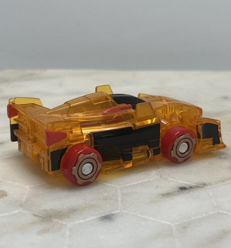 2017 Mattel Turning Mecard Kangshi Yellow Transforming Robot Toy Car SEE PICS - Picture 5 of 16