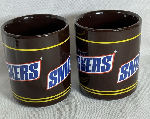 2 x Snickers Chocolate Bar Ceramic Mugs - Made In England Mars Confectionery - Picture 4 of 6