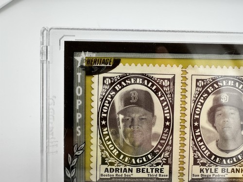Adrian Beltre/Kyle Blanks 2010 Topps Heritage Stamps 4/50 - Picture 3 of 6