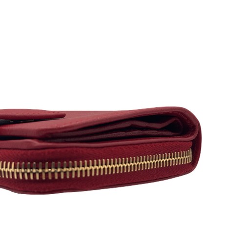 Portefeuille compact en cuir Saint Laurent YSL Belle de Jour soldes 352906 126758372