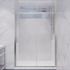 Anzzi SD-AZ052-01 Halberd 72"H x 48"W Sliding Framed Shower Door