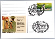 Sonderstempel Sindelfingen 1994 Orchidee Breitblättriges Knabenkraut