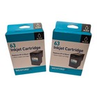 NEW WEXFORD 63 Inkjet Cartridge Black Replaces HP 63 Pack Of 2 