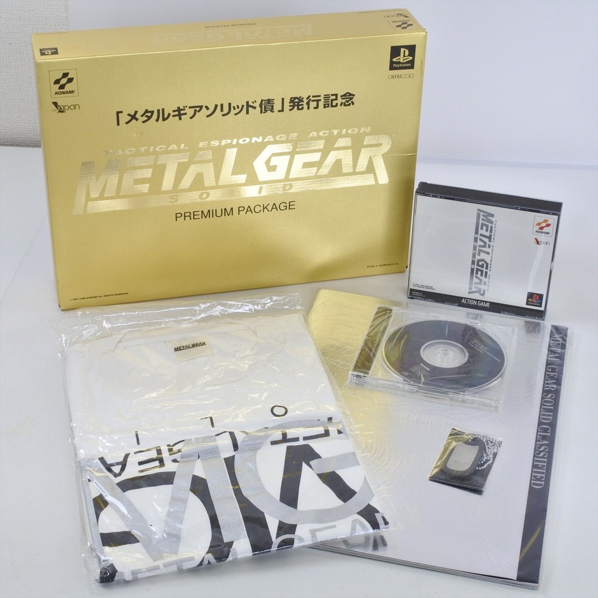 その他 PS L GEAR SOLID PREMIUM PACKAGE METAL GEAR SOLID Bonds Issue Commemorative Premium Package PS1