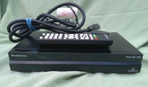 Manhattan Plaza DS-100 Freesat Receiver Set Top Box - SCART Connector - Working