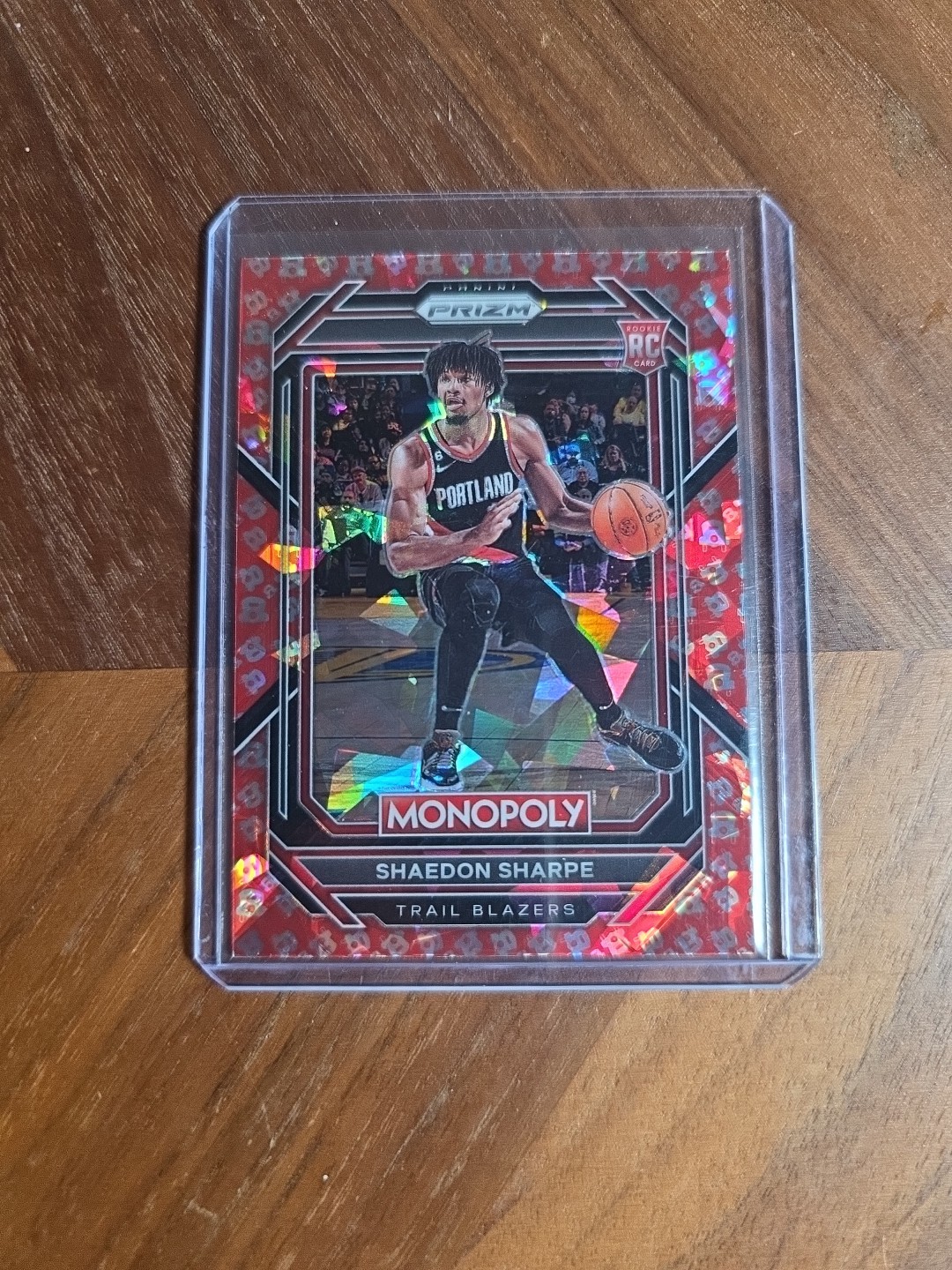 2022-23 Panini Prizm Monopoly Free Parking #74 Shaedon Sharpe Rookie Portland