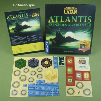 Unbespielt: Atlantis Szenarien & Varianten zu Die Siedler von Catan Kosmos ©2005 - Bild 1 von 4
