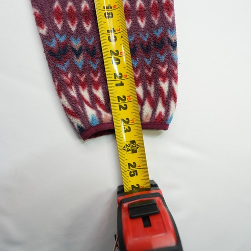Patagonia Synchilla Kuta Klash Snap T Fleece Damen Größe M Johannisbeere Azteken selten - Bild 6 von 16