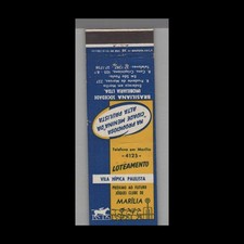 Matchbook Cover Marilia Race Track Sao Paulo, Brazil