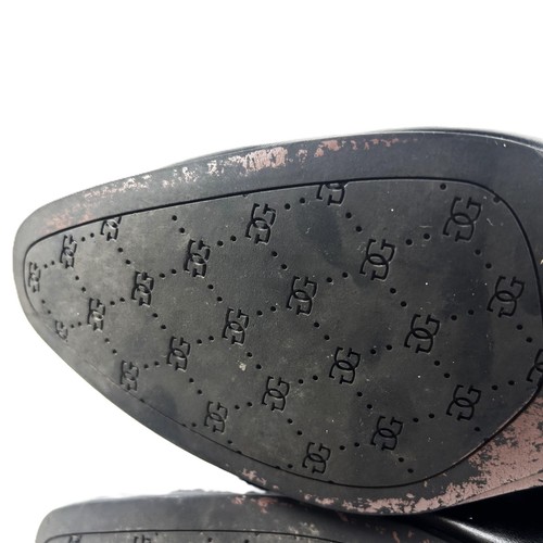 Giorgio Langley poliert schwarz Schnürschuhe formell Leder gefüttert spitz UK 12 - Bild 12 von 14