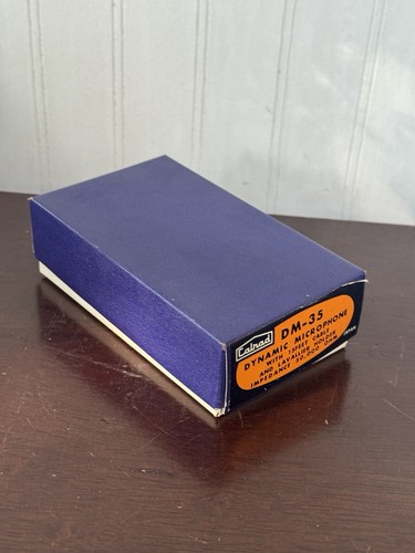 Vintage Calrad DM-35 Dynamic Microphone With 15 Feet Cable In Original Box - Picture 7 of 7