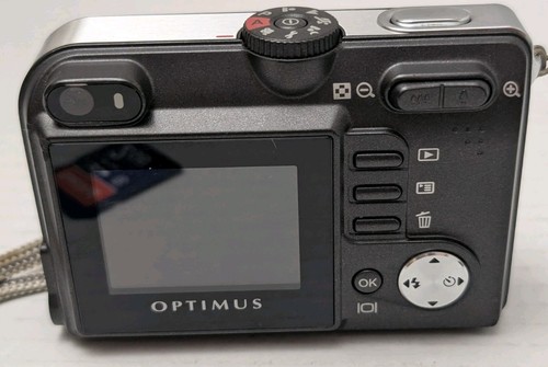 Optimus 5.0 Pixels Camera 3x Super Zoom Lens Compact Black W/Case & 2GB Card - Picture 4 of 5