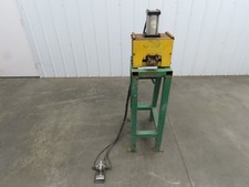 Pneumatic Air 1 Ton Punch Press 1/2" Stroke 10x7-1/4" Die Fabco Cylinder