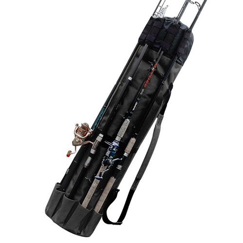 Portable Fishing Rod Bag Fishing Pole and Reel Carrier Storage Case Travel Ca...