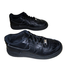 Nike Air Force 1 Low Sneakers Youth 5.5 Triple Black DH2920-001 Running Street