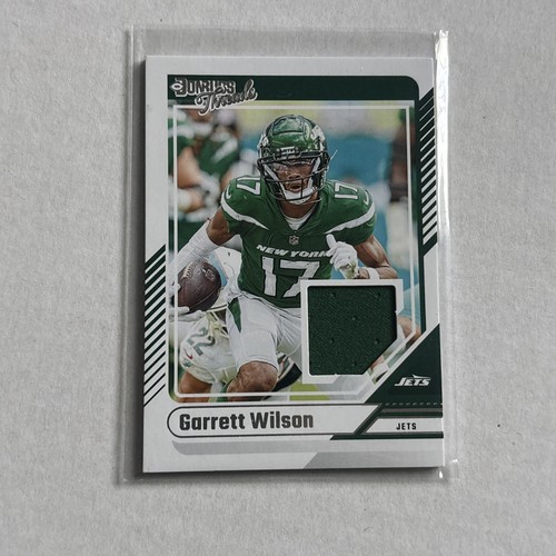 2024 Panini Donruss Donruss Threads Garrett Wilson #DTH-GWI Jets (MEM) - Imagen 1 de 2