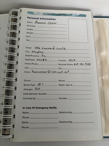The Diver's Logbook by Marks, Christine Hardback Book - Picture 4 of 8