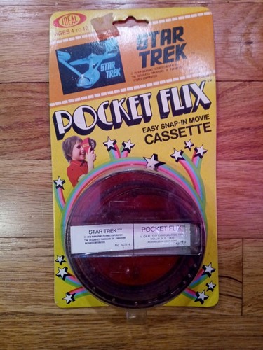 VINTAGE 1978 IDEAL STAR TREK POCKET FLIX MOVIE CASSETTE MOC SEALED