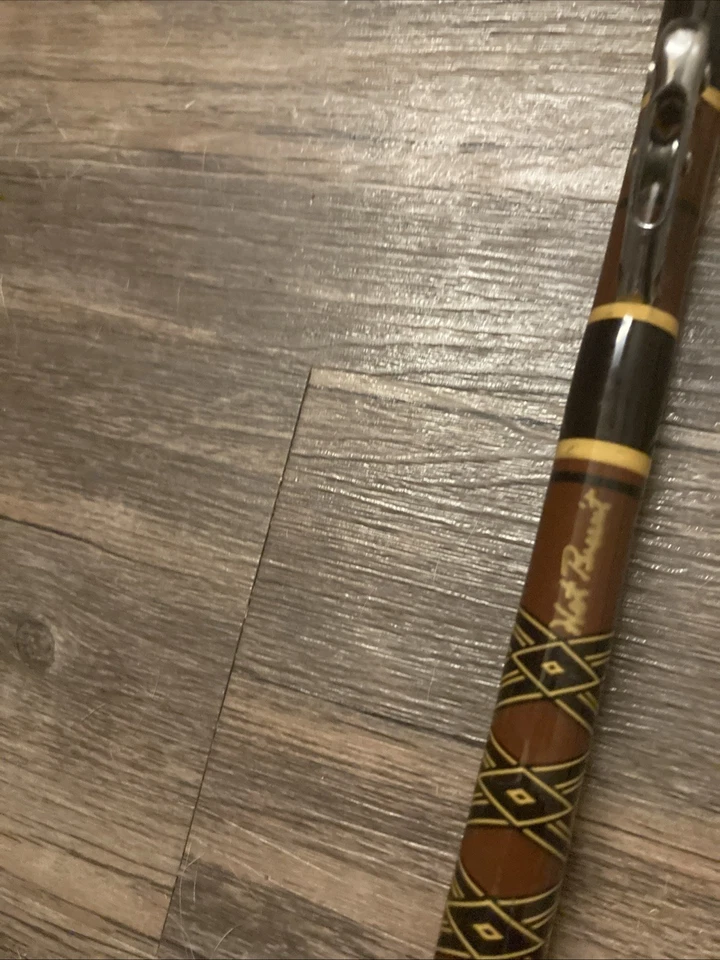 Caña de arrastre personalizada vintage, con punta de rodillo y culata Aftco Uni Foto 3 de 4