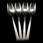 4 Lenox Brentwood Spork Spoon / Fork - 6 3/4" 18/10 Stainless Steel Vietnam
