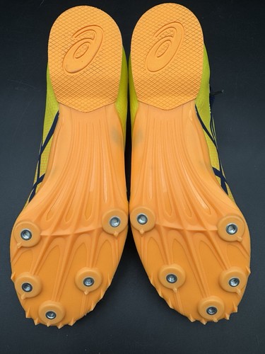 NEW Men Sz 9-1/2 - Asics Hyper MD 8 Track & Field Shoes Yellow - Picture 8 of 10