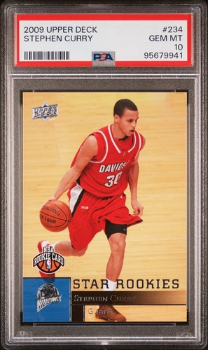 Stephen Curry 2009 Upper Deck Star Rookies PSA 10 GEM MT #234 RC