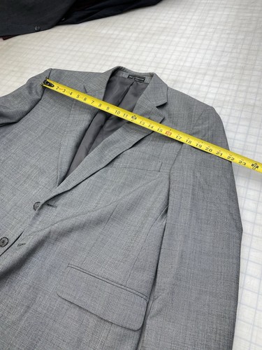Bert Pulitzer Blazer Mens 46S Gray Classic Suit Jacket SingleVent Sport Coat - Picture 16 of 16