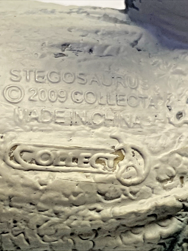 COLLECTA DINOSAURS TRICERATOPS STEGASAURUS & PACHYRHINOSAURUS LOT OF 3 - Picture 13 of 15