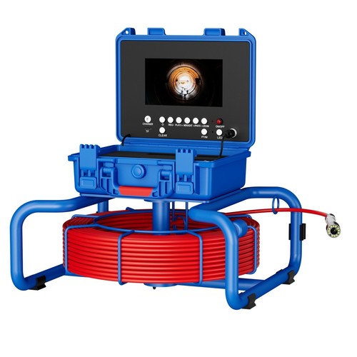 7MM Cable Sewer Pipe Inspection Camera Drain Sewer Pipeline Industrial Endoscope - Picture 8 of 14