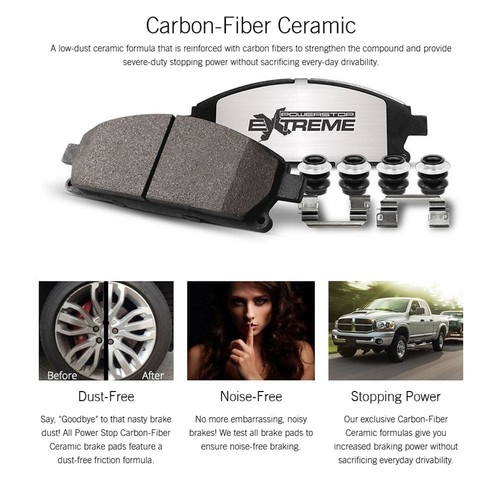 PowerStop K2813-36 Brake Kit For Toyota Tundra 2007-2021 Front Rear - Picture 10 of 12