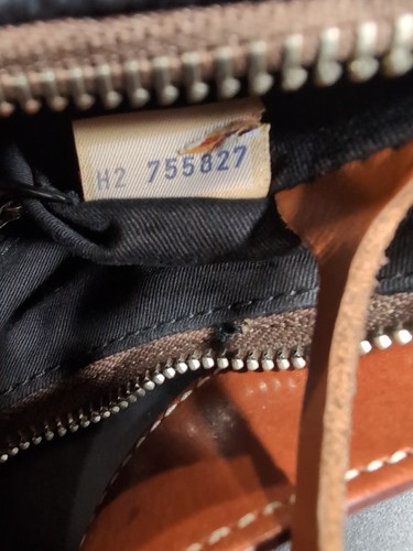 VINTAGE DOONEY & BOURKE DUNKELBLAU CANVAS UND LEDER HOBO SCHULTERTASCHE Y2K  - Bild 24 von 24