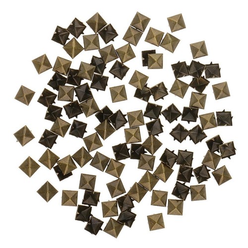 100 pieces Punk mode pyramid rivet bowls jewelry - Picture 1 of 15