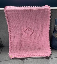 Hand Knit Baby Blanket