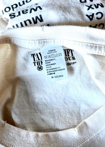 TAYLOR SWIFT ~ ERAS TOUR T-Shirt ~ Distressed ~ Sz M ~ Official Dbl Sided ~ NWOT - Picture 5 of 6